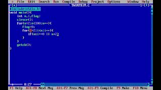 A very simple program to print twin primes below 100|A SQUARE