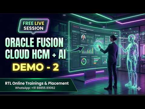 Oracle Fusion Cloud HCM | Redwood | AI - YouTube