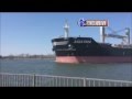 Bulk-carrier running aground in Burlington