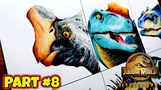 Drawing All Dinosaurs from Jurassic World Evolution 2 | Part 8 (Carnivores)