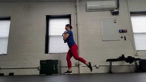 Goblet step up to reverse lunge