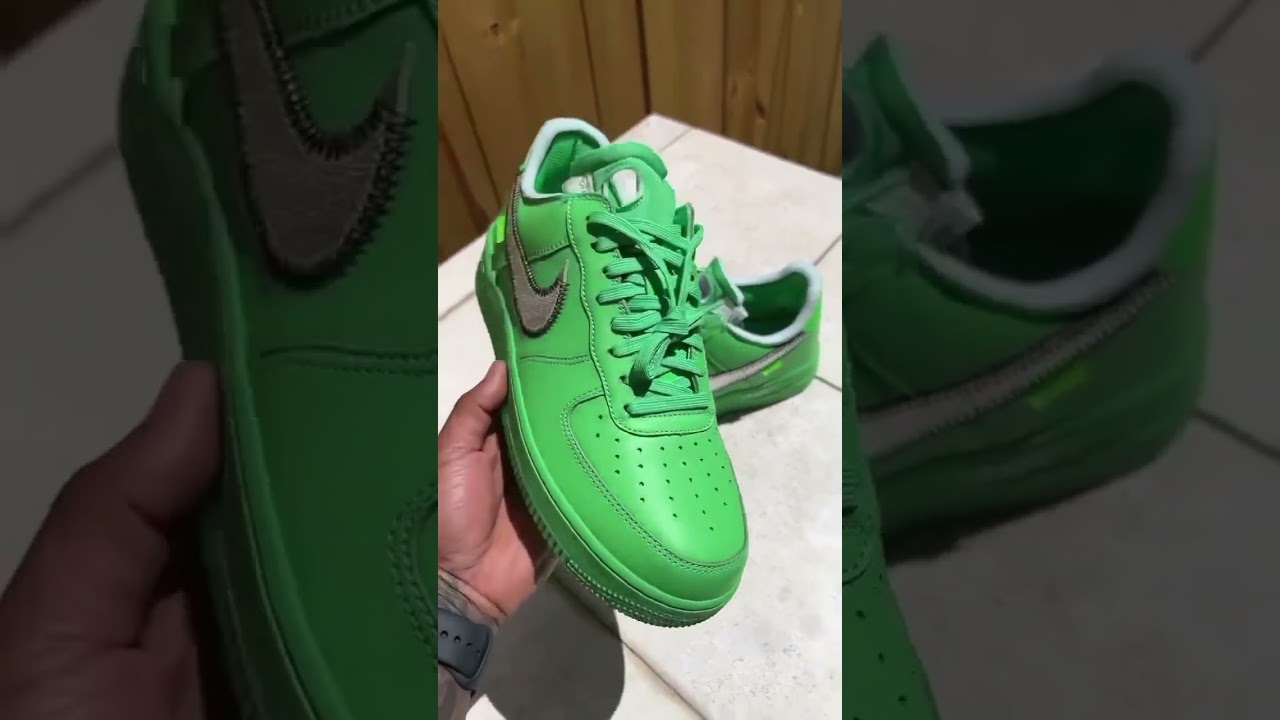 Nike Off White Air Force 1 Brooklyn in hand looks!!  