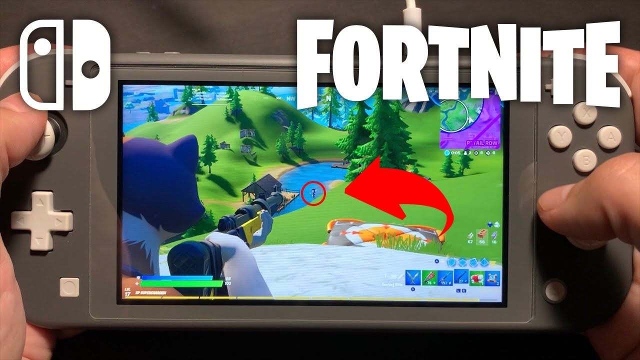 Kann Man Auf Der Nintendo Switch Lite Fortnite Spielen Fortnite on Nintendo Switch Lite #50 - YouTube