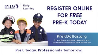 Enroll your child to Pre-K today!