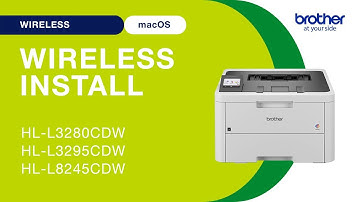 HLL3280CDW wireless setup - Mac