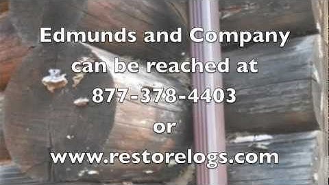 Log Home Borate Treatment - www.restorelogs.com