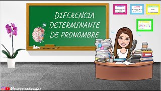 Diferencia entre determinante y pronombre🌟 Ejercicios sencillos😀