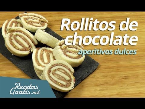 Rollitos de chocolate - ¡Aperitivos dulces para fiestas!