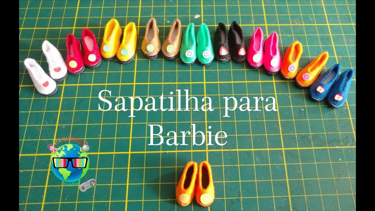 Como fazer sapatilha para Barbie