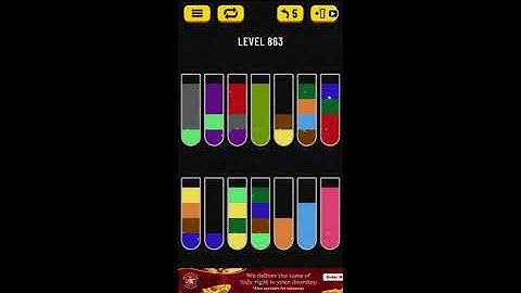 Water Sort Puzzle Level 863