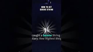 How to Get Serene String in Fisch Roblox Profile