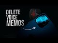 How to Delete Voice Memos from iPhone (tutorial)