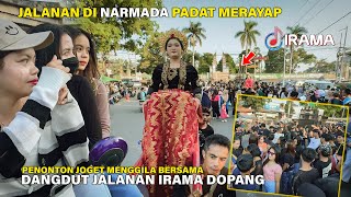 The Whole Crowd Goes Wild Dancing in the Street with Irama Dopang Live at Iring Peraja in Narmada...