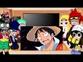 👒 ASL Garp Momonosuke and Kinemon Worst Generation react to Luffy 👒 Gacha Club 👒 Compilati