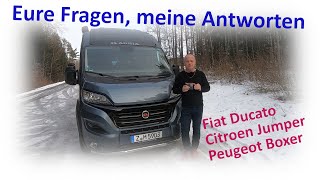 Eure Fragen, meine Antworten Fiat Ducato/ Citroen Jumper