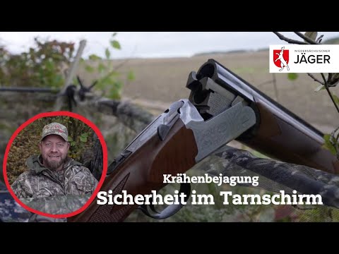 Krähenjagd: Sicherheit im Schirm