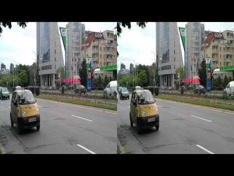 LG Optimus 3D Max 720p stereoscopic video sample