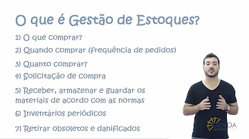 Qual a função do gerenciamento de estoque?