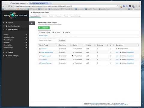 PHP-Fusion RC1 Video