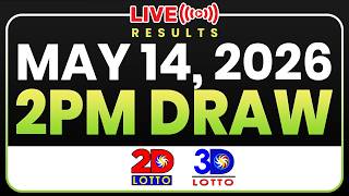 LIVE 2PM PCSO LOTTO RESULTS TODAY MAY 14, 2026 | SWERTRES EZ2