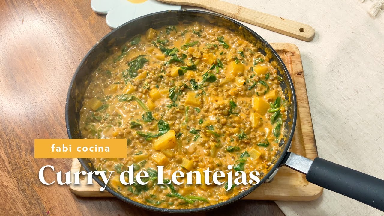 Curry de Lentejas con Coco