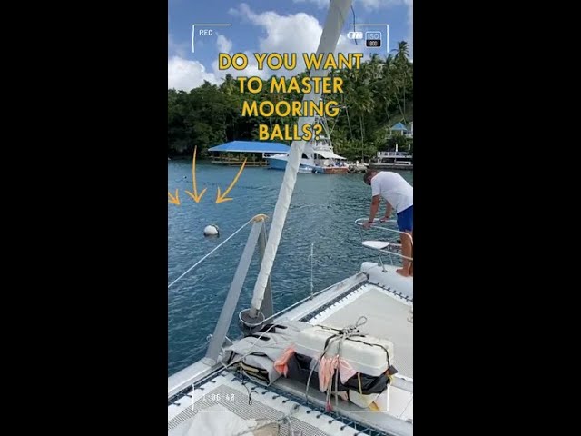 Mastering Mooring Balls for Sailing Cruisers #shorts