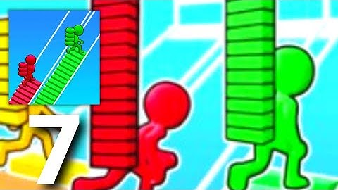 Bridge Race - Gameplay Walkthrough  Level 55-67 Tutorial Part 7 (ios Android)