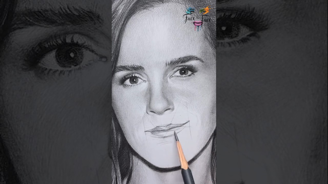 Celebrity Portrait Drawing | Realistic Pencil Sketch Tutorial 