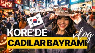 Kore Hongdae’de Halloween Kaosu 🎃 Myeongdong Turu☕
