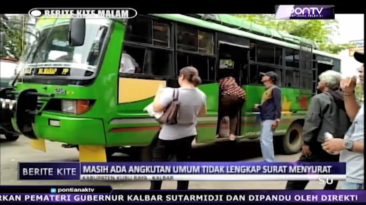 Masih Ada Angkutan Umum Tidak Lengkap Surat Menyurat 