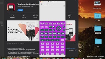 Taculator Graphics Calculator App: Mac App Store (Basic Overview)