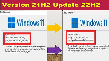 How To Update Version 21H2 to 22H2 Install Windows 11 in Computer.