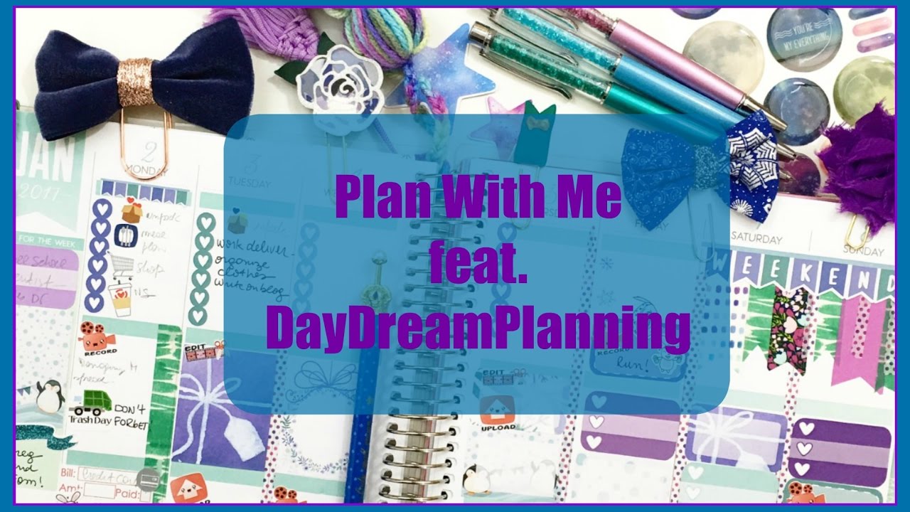 Plan With Me | feat. Daydream Planning - YouTube