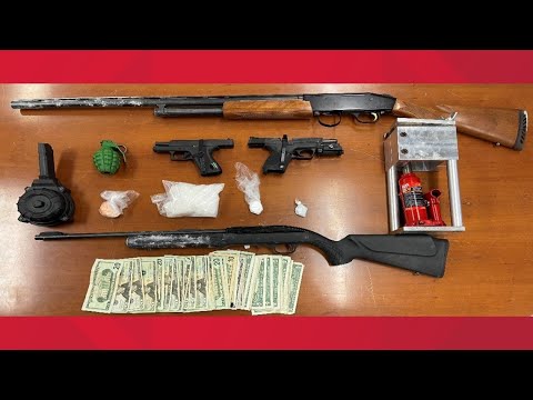 3 arrested after SWAT pulls over stolen vehicle hauling drugs, guns and ...