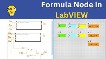 How to use Formula Node in LabVIEW | Formula Node | Formula Node using LabVIEW