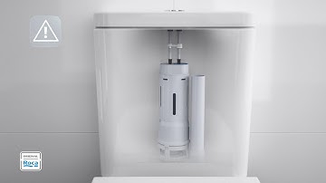 How to install Roca UK flush valve and push button | Roca