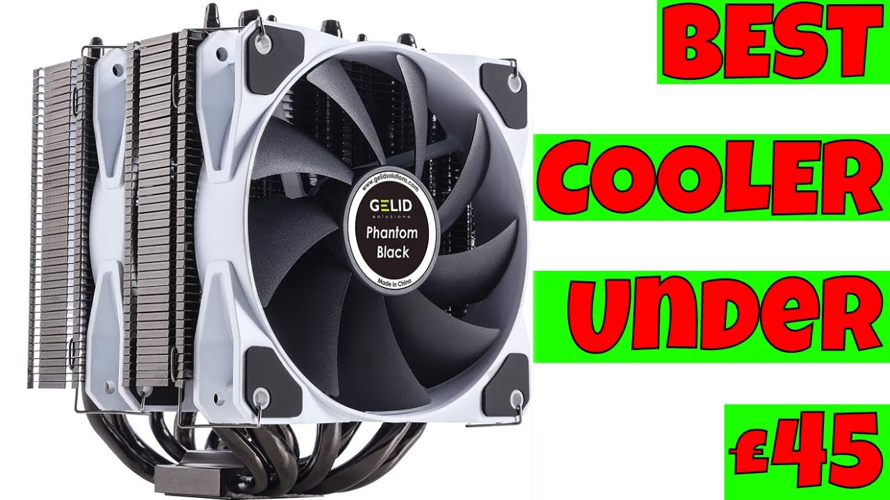 Gelid Solutions Glacier Black RGB CPU-Kühler – Twin Tower, 6 Heatpipes, 2x 120mm ARGB-Lüfter, Bis 220W TDP
