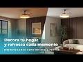 Ventilador de Techo EnergySilence Aero 4222 Invisible Textile con Aspas Retráctiles, Mando y Luz