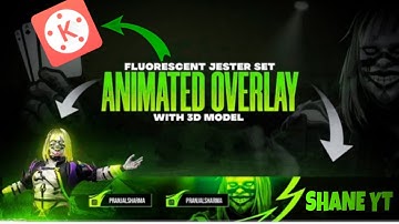 HOW TO MAKE ANIMATED GAMING OVERLAY ON ANDROID | KINEMASTER | WITHOUT PS TOUCH | FREE OVERLAY PACK