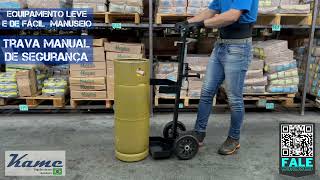 Carrinho Transportador Kame CTC.P20 para Cilindro de gás P20 - Transporte  Cilindro P20 Empilhadeira