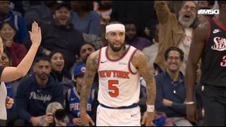 Jose Alvarado with the signature sneaky steal and then the sneaky interception, and his 8th triple