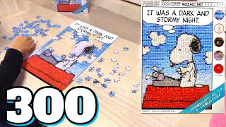 ジグソーパズル 300ピース スヌーピーとタイプライター モザイクアート Jigsaw Puzzle Mosaic Art Snoopy Typewriter 300 Pieces Youtube