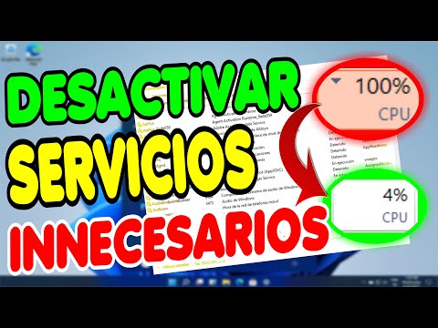 DESACTIVAR SERVICIOS INNECESARIOS