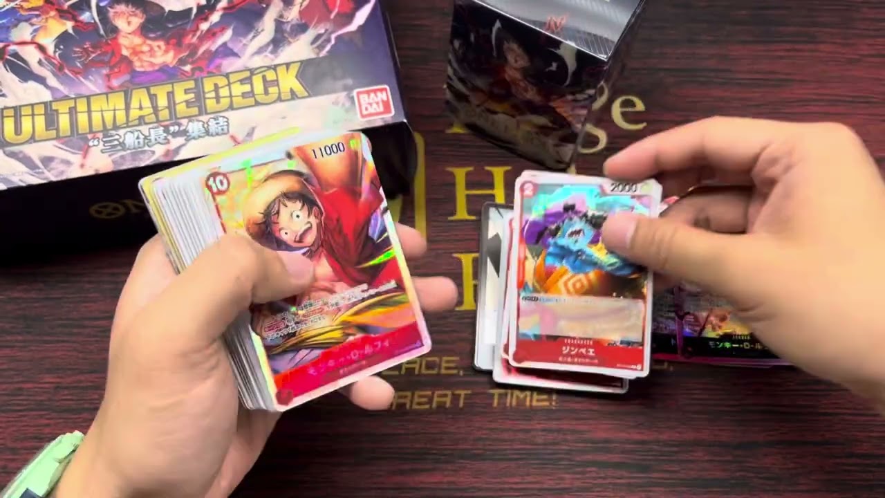 One Piece Card Game - ST10 Ultimate Deck Unboxing