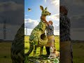 Unreal Bamboo Art! The giant kangaroo will blow your mind ✨