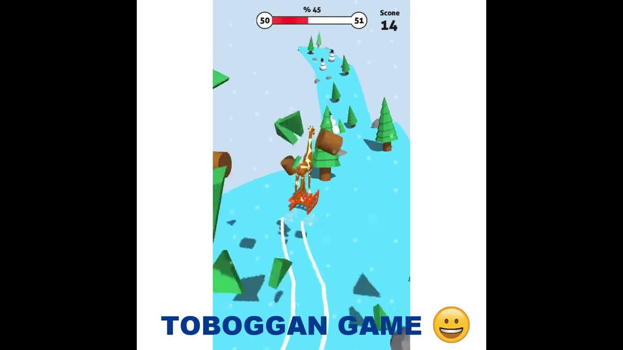 Toboggan Game! YouTube