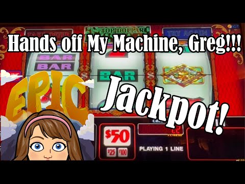 Incredible Double Top Dollar Jackpot in Las Vegas Casino! 💰💰