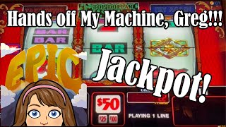 Incredible Double Top Dollar Jackpot in Las Vegas Casino! 💰💰
