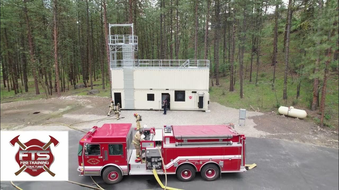 Closeup Look at Burn Building in Winthrop, WA YouTube