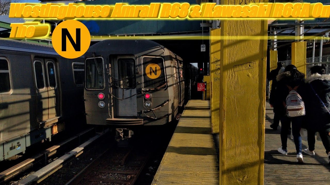 NYC Subway#95 Some Scenes Of An R68/R68A On The (N) Line - YouTube